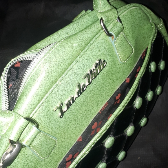 Lux de Ville Cosmic Tote in baby green sparkle - Picture 1 of 5